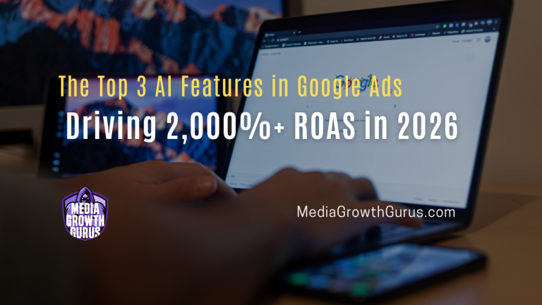 The Top 3 AI Features in Google Ads Driving 2,000%+ ROAS in 2026